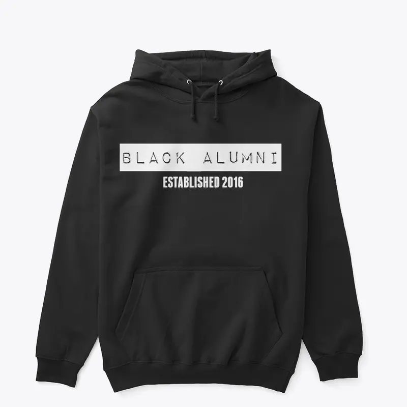 Unisex Black Alumni Hoodie